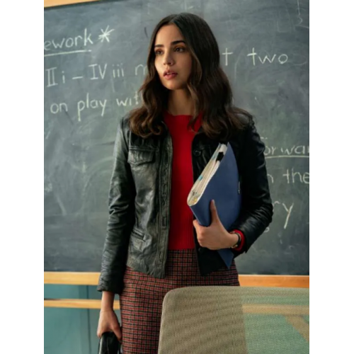 Sofia Carson The Life List Leather Jacket